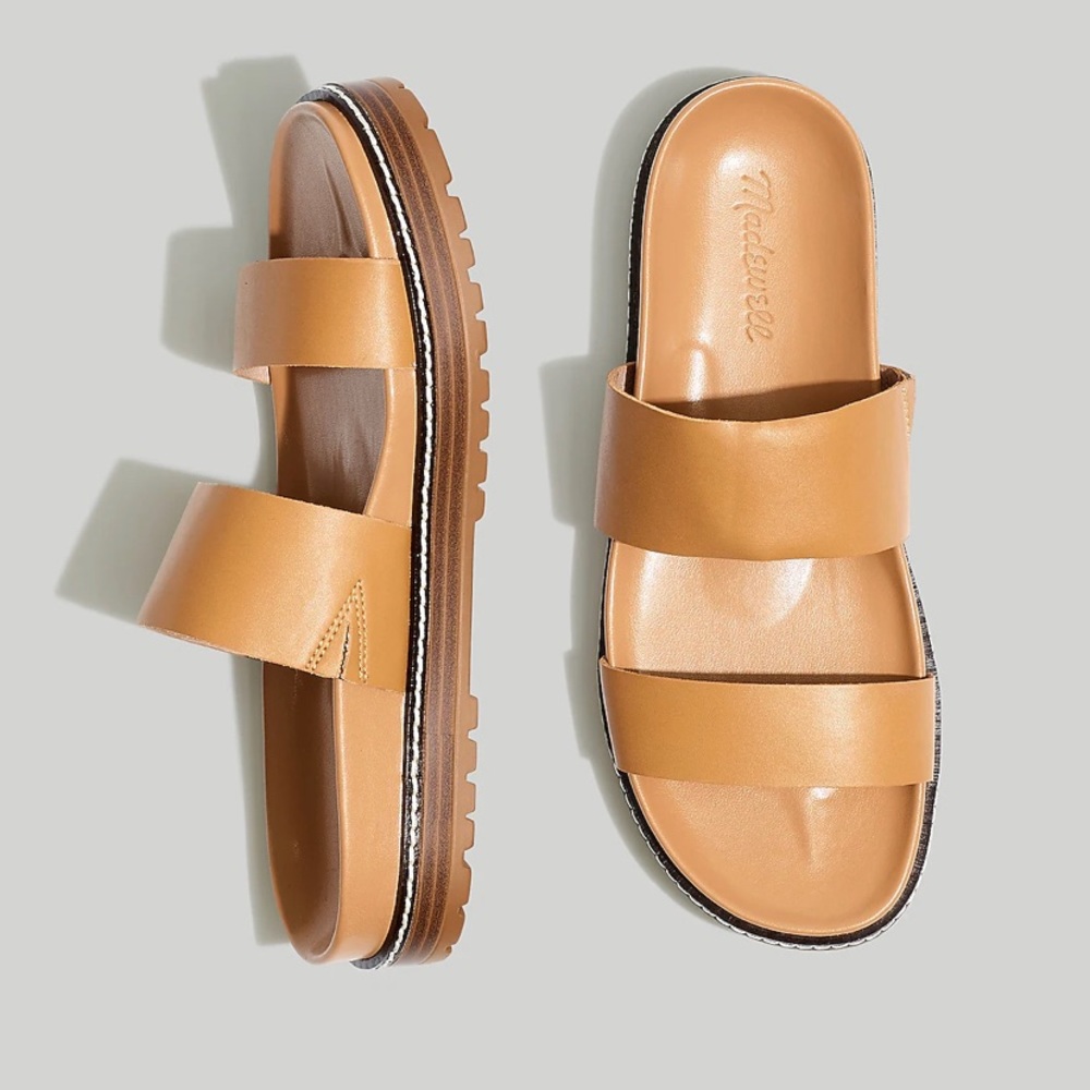 Madewell Charley Double-Strap Slide Sandal